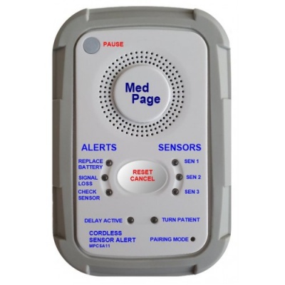 Medpage MPCSA11 Patient Bed and Chair Fall Monitoring Wireless Alarm Controller